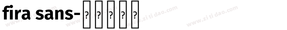 fira sans字体转换